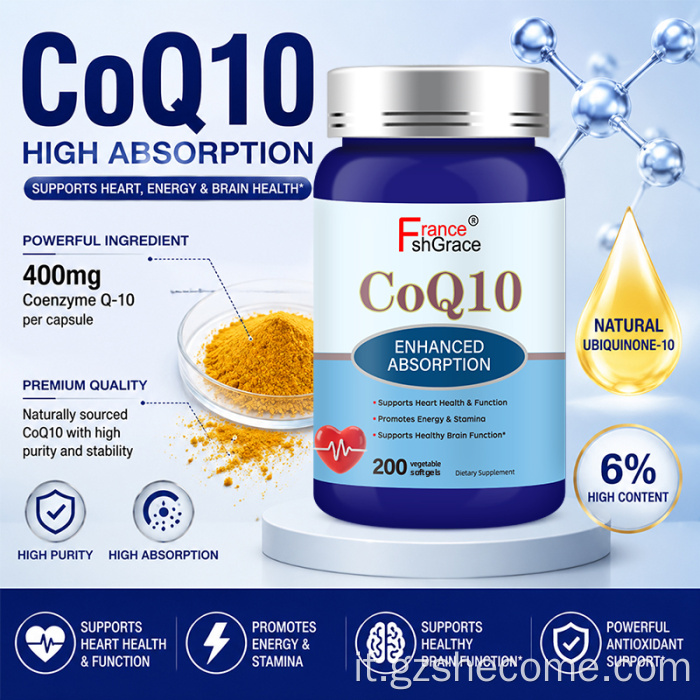Integratore Shecome COQ10 di alta qualità per la salute del cuore
